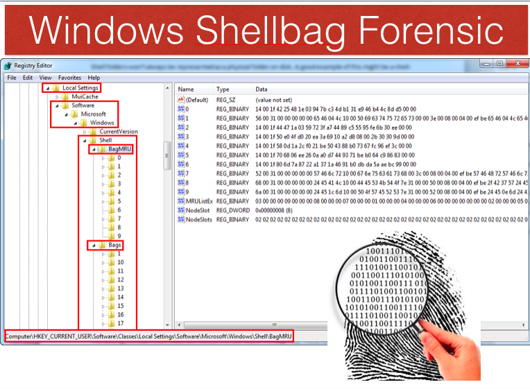 windows shellbag forensic