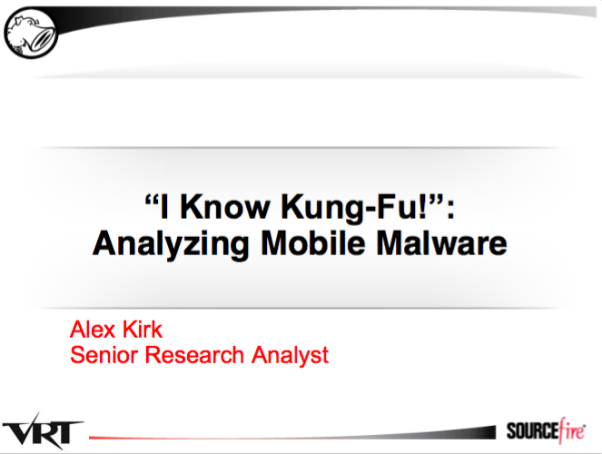 analyzing mobile malware