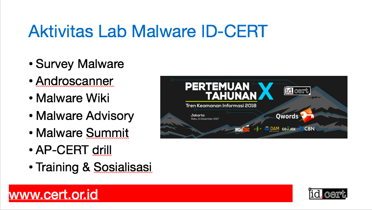Laporan Aktifitas Lab Malware ID-CERT